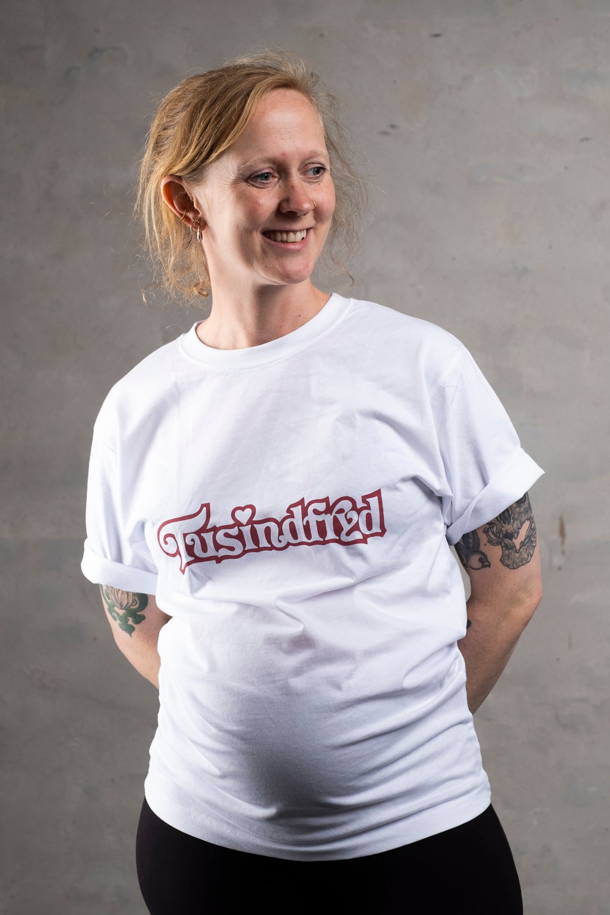 Kortærmet T-Shirt "Tusindfryd" i Farver