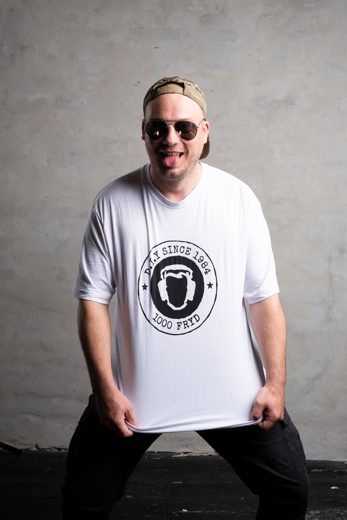 Kortærmet T-Shirt "D.I.Y since 1984"